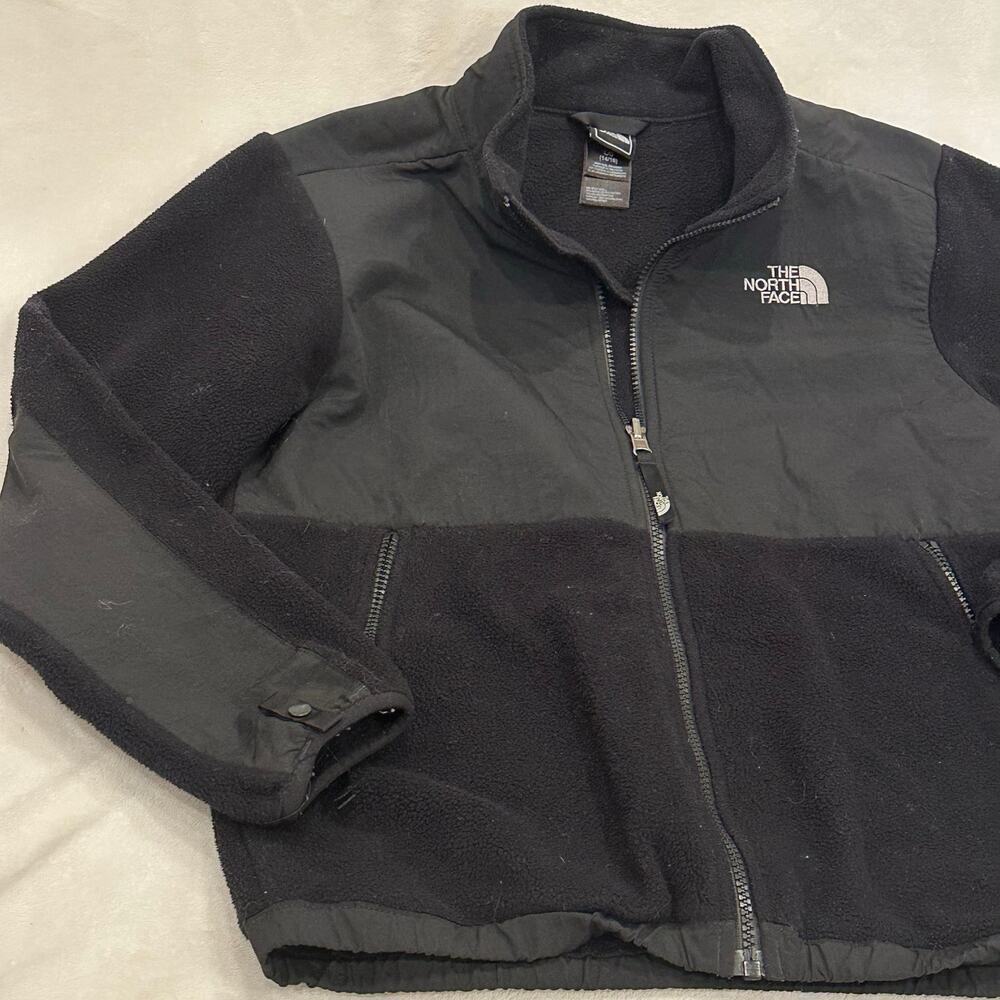 The North Face Black Denali Jacket sz L Black Fleece Jacket North Face Denali - Picture 5 of 7